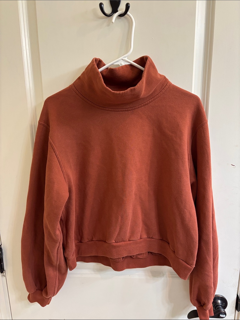 Ambercrombie & Fitch Rust Turtleneck Women’s Pullover Sweater